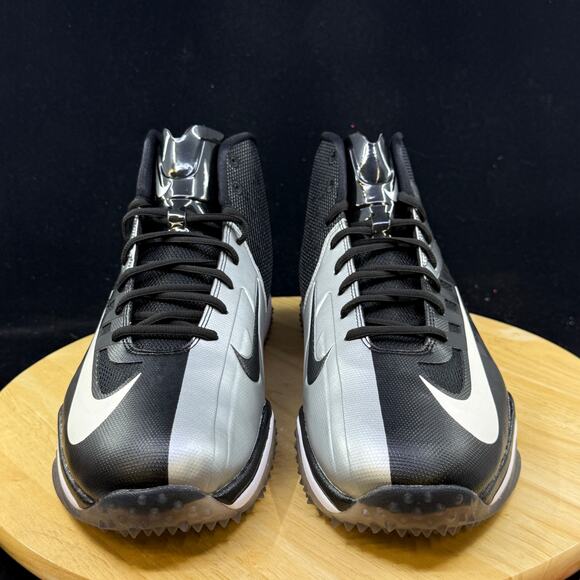 Nike Vapor Pro 3/4 Nubby Football Cleats Black/Silver 527878-010 Men’s Size 13 - Picture 6 of 10